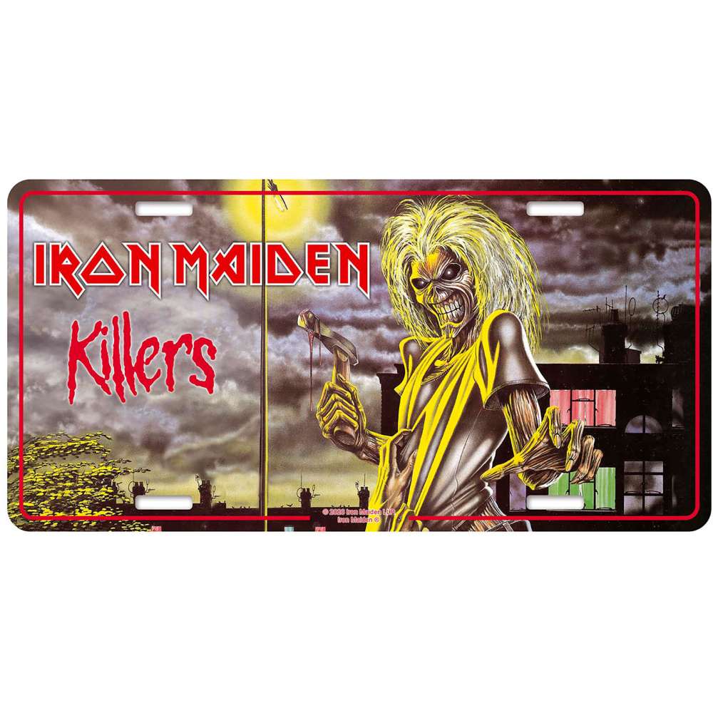 Iron Maiden - Killers Metallwand Zeichen - Mehrfarben